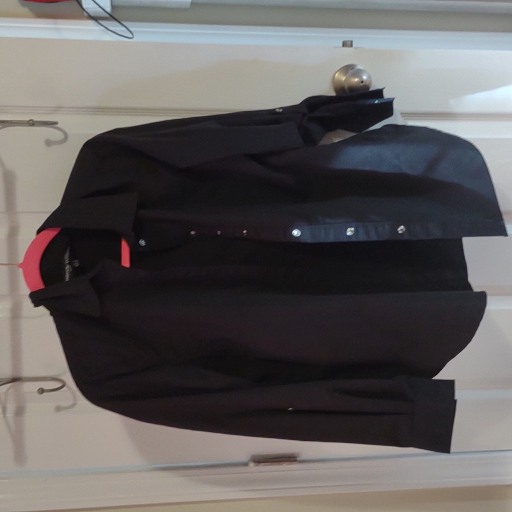 Black button up